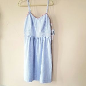 R&K Blue and White Striped Dress